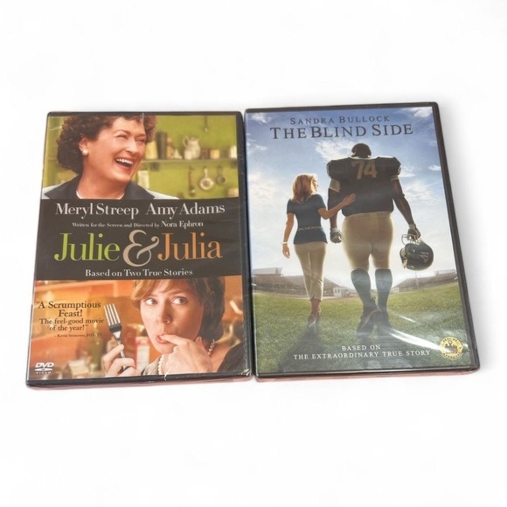 2 Pack Set of 2  Blindside Julia & Julie DVDs‎ Sealed